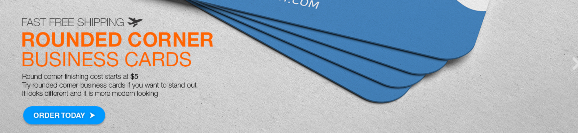 Rounded Corner Business Card by Aladdin Print
