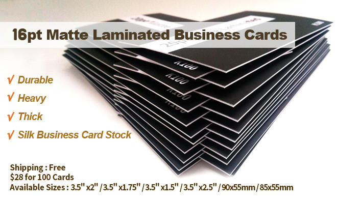 Visiting Cards - 300 GSM Art Paper with Lamination Gloss