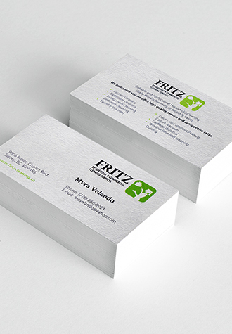 Blind Embossed Business Card