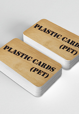 Plastic Business Card (Thin PET Material) 