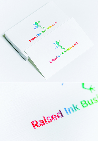 Raised Ink Business Card