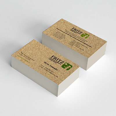Sand Texture Business Cards