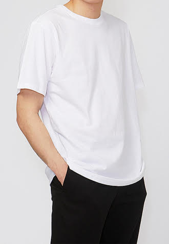 White Short Sleeve Summer T Shirts for Men and Women
