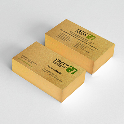 Star Gold Business Cards