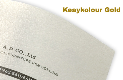 Keaykolour Gold Business Cards by Aladdin Print